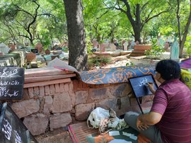 Covid and the calligraphers of a qabristan