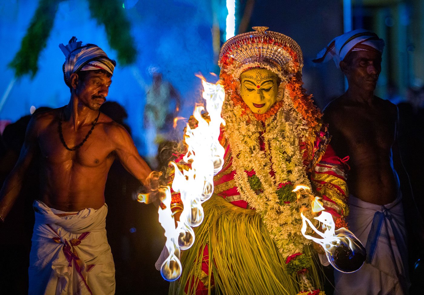 In this centuries-old ritual event in Karnataka's Dakshina Kannada and Udupi districts, impersonators tell stories of forgotten heroes from Dalit communities, solve disputes, and provide catharsis