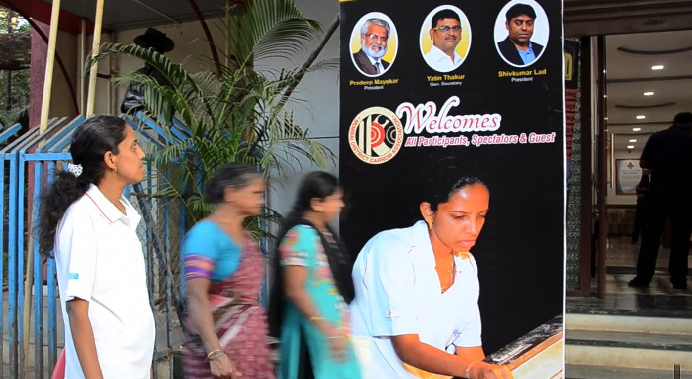 women carrom player