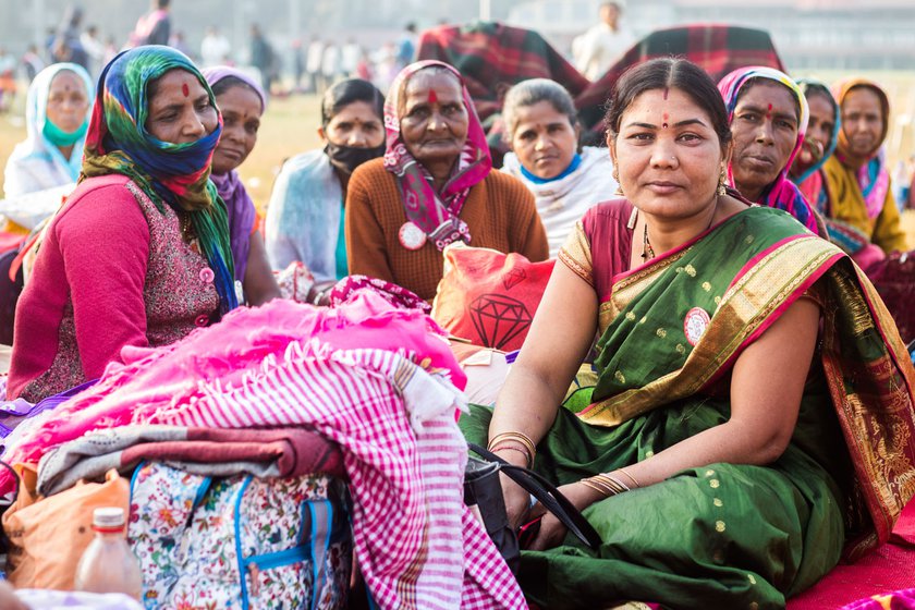 Women farmer protesting against farm bill 2020