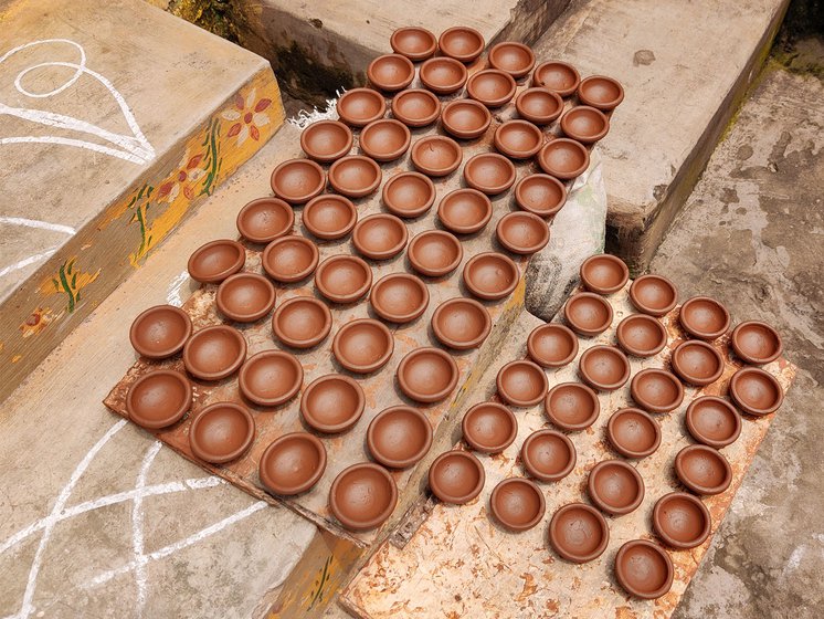 Paradesam is the only diya maker on Kummari Veedhi (potters' street) in Visakhapatnam He starts after Vinayak Chaturthi and his diyas are ready by Diwali