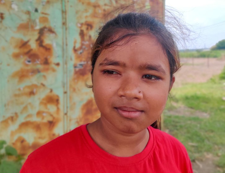 Left: Sanjana Birajdar left home to escape the stressful atmosphere. Right: Her mother, Mangal. "I can see why my daughter fled"