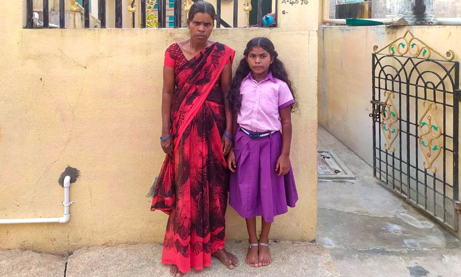 M. Eswaramma and Pooja in Deganipalli