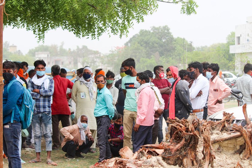 At Lucknow’s Sarojini Nagar, May 2, counting day: Panchayat polls in UP are gigantic and this one saw nearly 1.3 million candidates contesting over 8 lakh seats