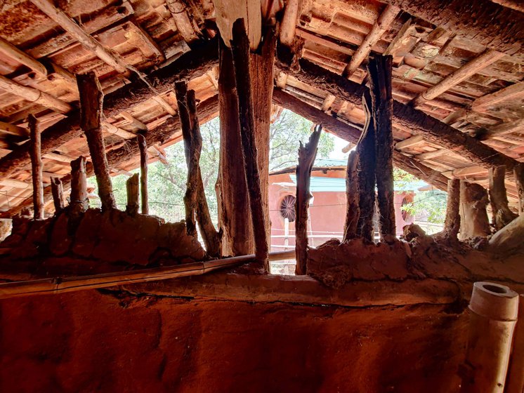 Right: The hut in this village is over 20 years old and in a state of disrepair. It has no running water or a toilet