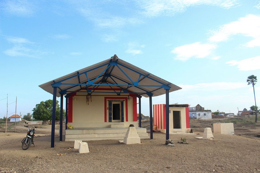 The Parasakthi temple maintained by Kandasamy's family