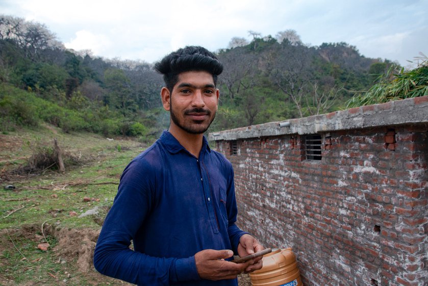 Right: Fayaz is a college student in Jammu city. Many young Bakarwals go to college and look for government jobs