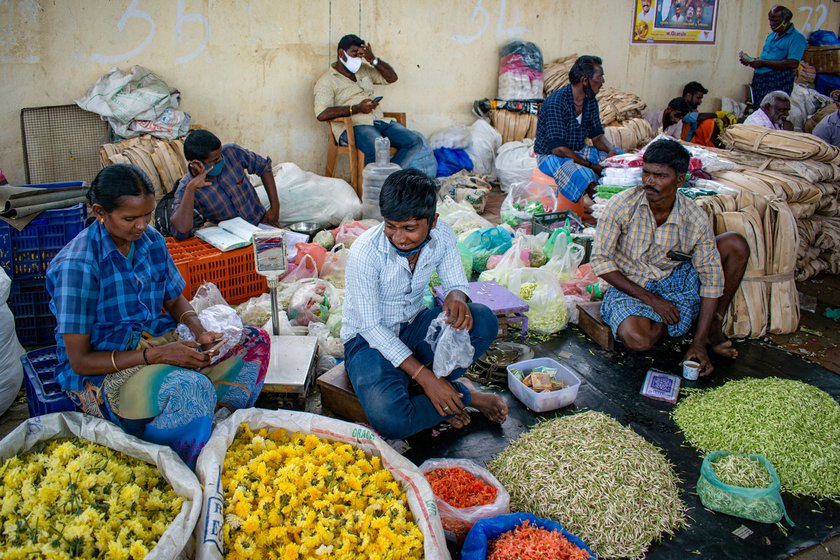 Other flowers for sale at the market