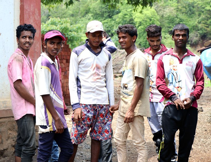 Group of boys (Sachin Kevari with his friends)