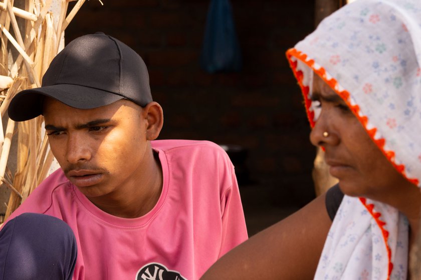 Jignesh and his mother Kali Ben Parmar