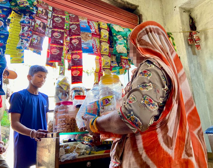 Parvati Meghwal (name changed) has struggled with poor mental health. She stopped her husband from migrating for work and now runs a little store in her village. ‘I don’t want to remain the left-behind wife of a migrant labourer’