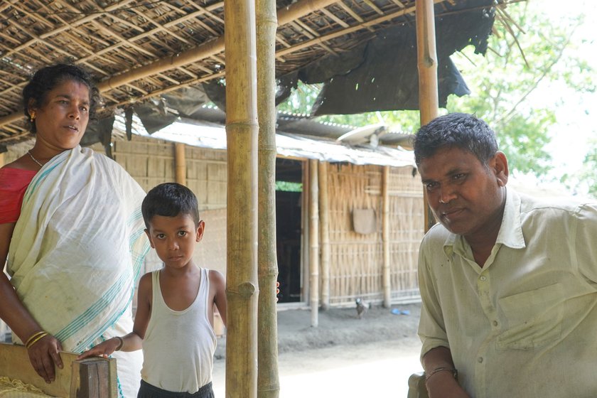 Left: Atul Das and his wife Nirada have been fighting floods all their life.