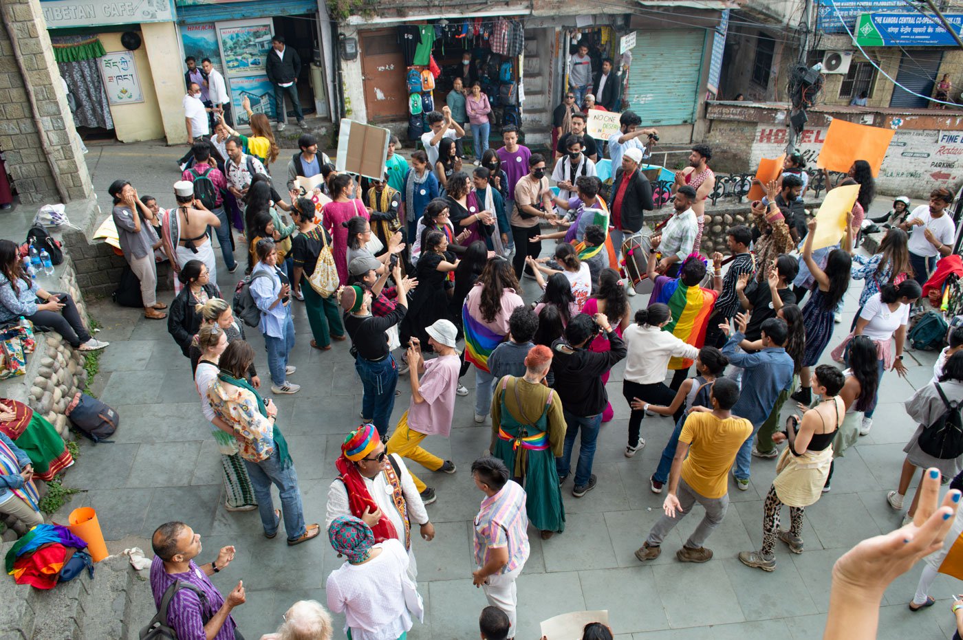 The crowd of 300 people had come from all over the country – Delhi, Chandigarh, Kolkata, Mumbai, and from small towns in the state, to be a part of this march at very short notice