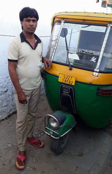 Left: 'Many are without food for a week now', says community leader Reshma aapa. Centre: Farooq Sheikh with his rented auto; he is feeling the heat of the lockdown. Right: Even the Rahat Citizen Clinic has been shut for the lockdown (file photo)

