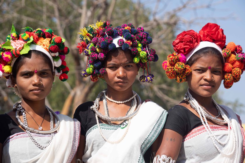 'The Mandri is traditionally performed during Hareli and goes on till around Diwali', says Dilip Kureti, an Adivasi college student.