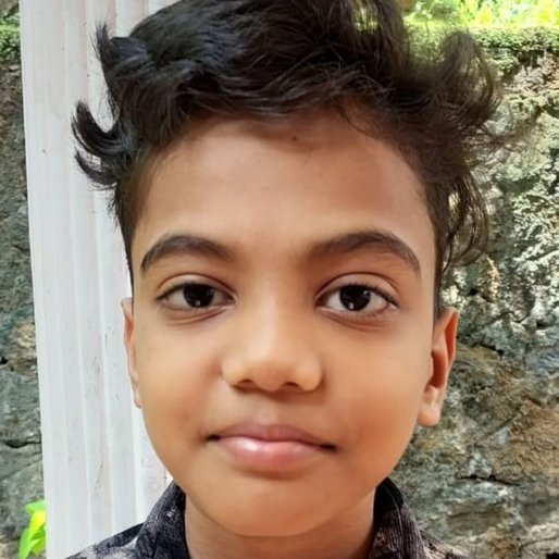 Aadhikesh Reji is a Student (Class 5) from Elantoor, Elantoor, Pathanamthitta, Kerala