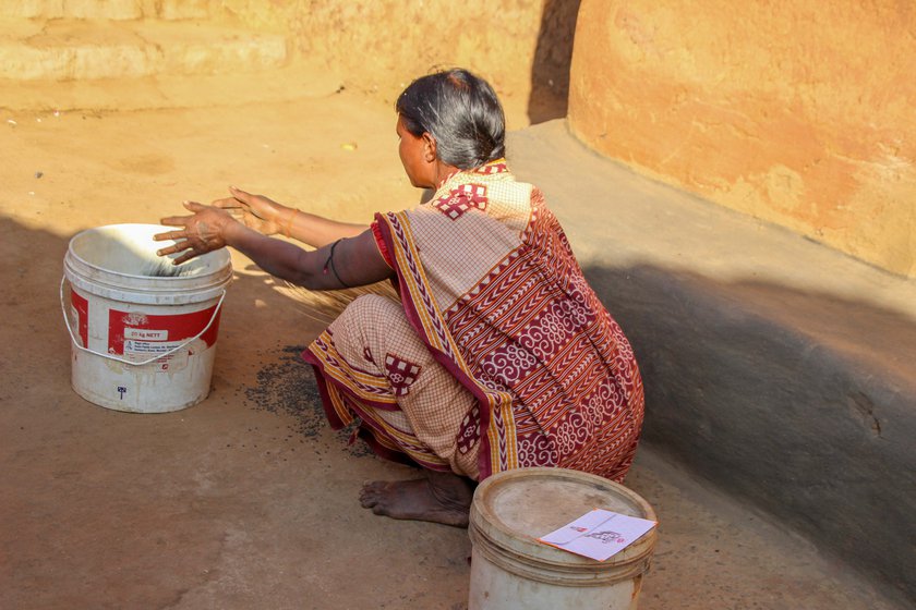 After losing his father and brother, Dhanudhar (left), her youngest son, says Supari, has lost interest in studying