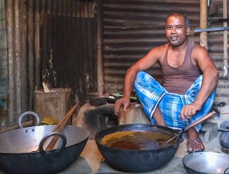 Two decades ago, marriage opened for him the opportunity to learn from his wife Bali Khatun's family the skill of making sweets